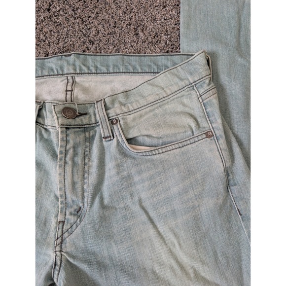 J Brand Tyler Perfect Slim Mens Light Wash Jeans Made in USA Blue - Picture 4 of 8